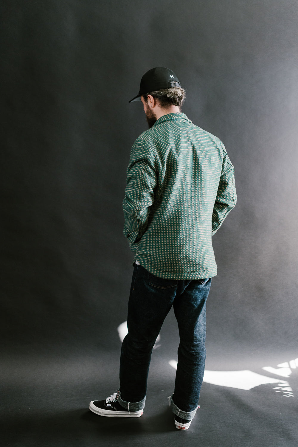 Field Shirt Lined Wool Dot - Green