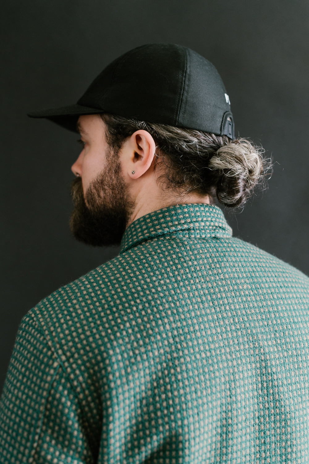 Field Shirt Lined Wool Dot - Green