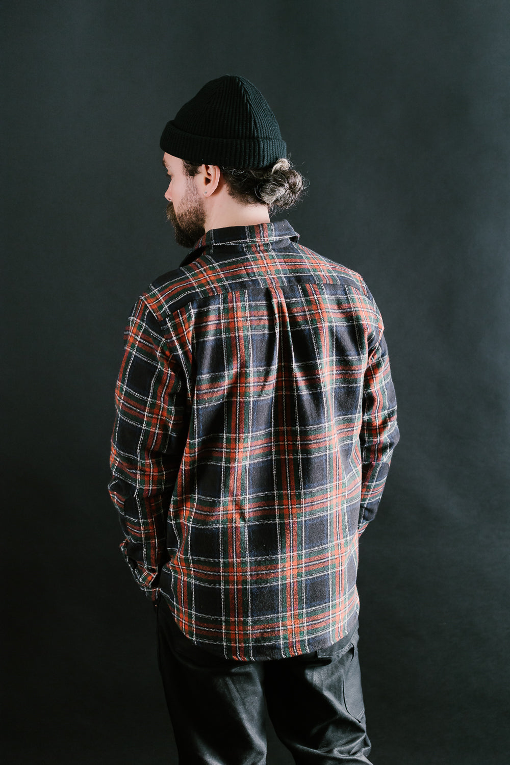 Jumper Shirt Plaid - Black