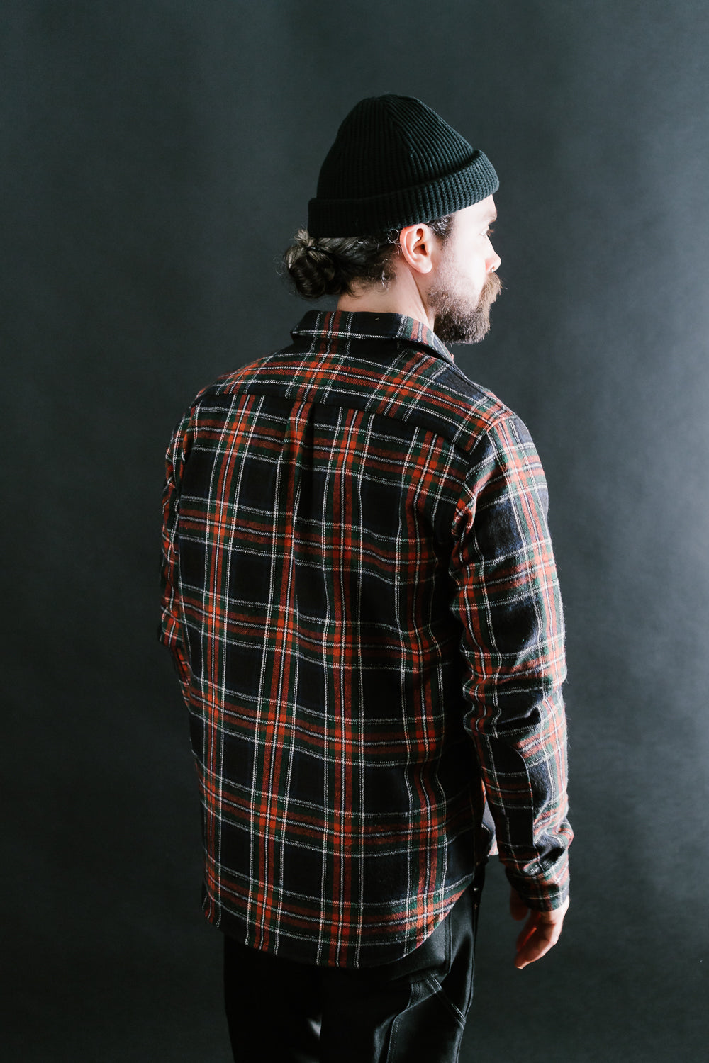 Jumper Shirt Plaid - Black