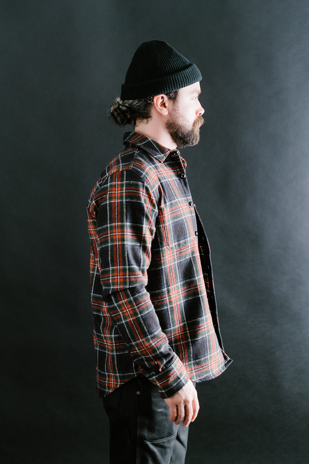 Jumper Shirt Plaid - Black