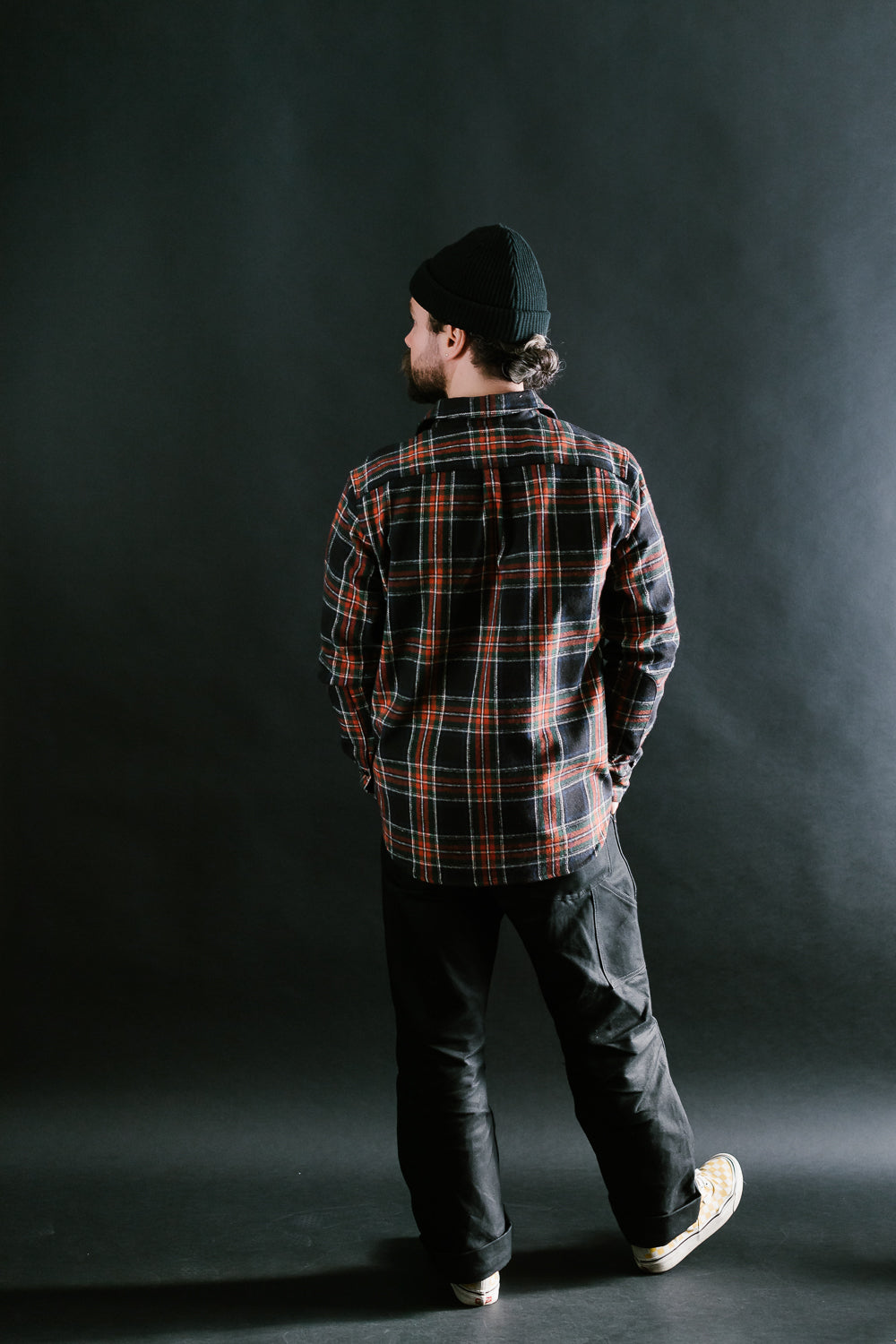 Jumper Shirt Plaid - Black