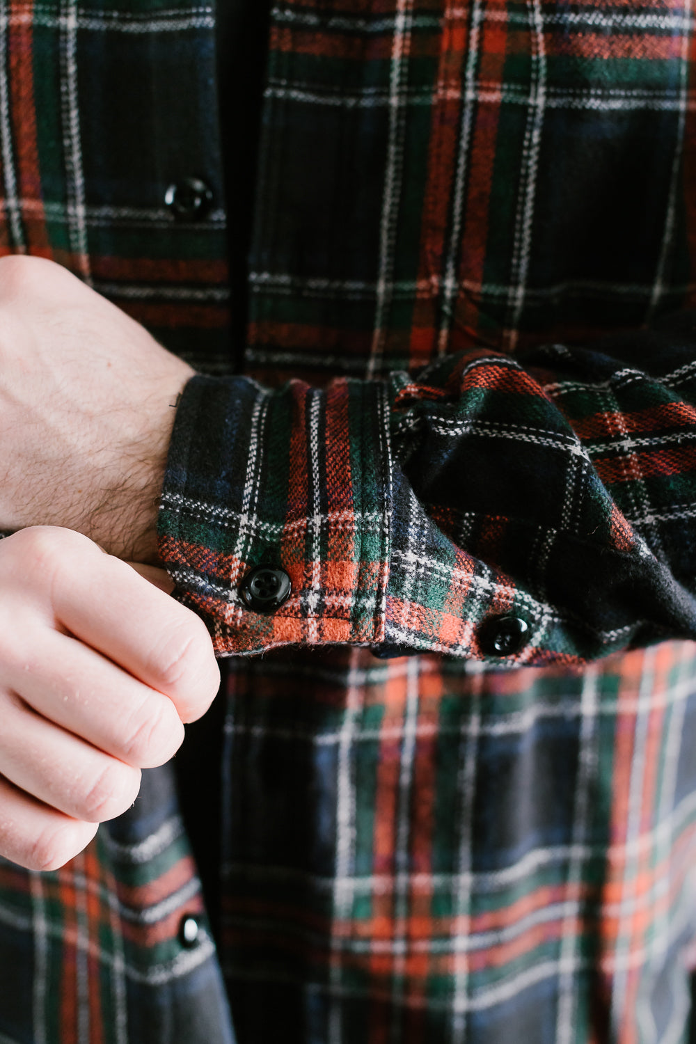 Jumper Shirt Plaid - Black