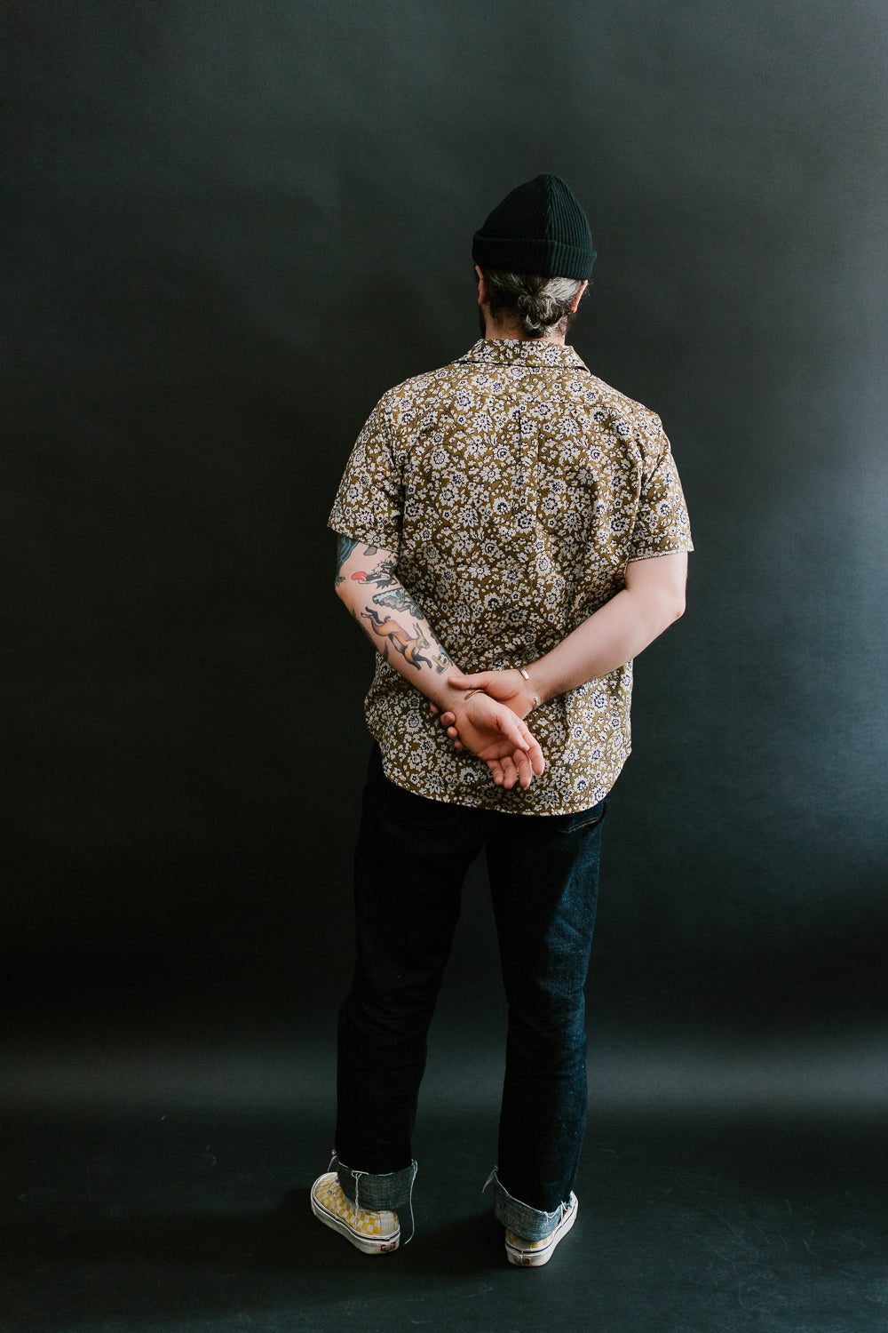 Maker Shirt SS - Gold Floral