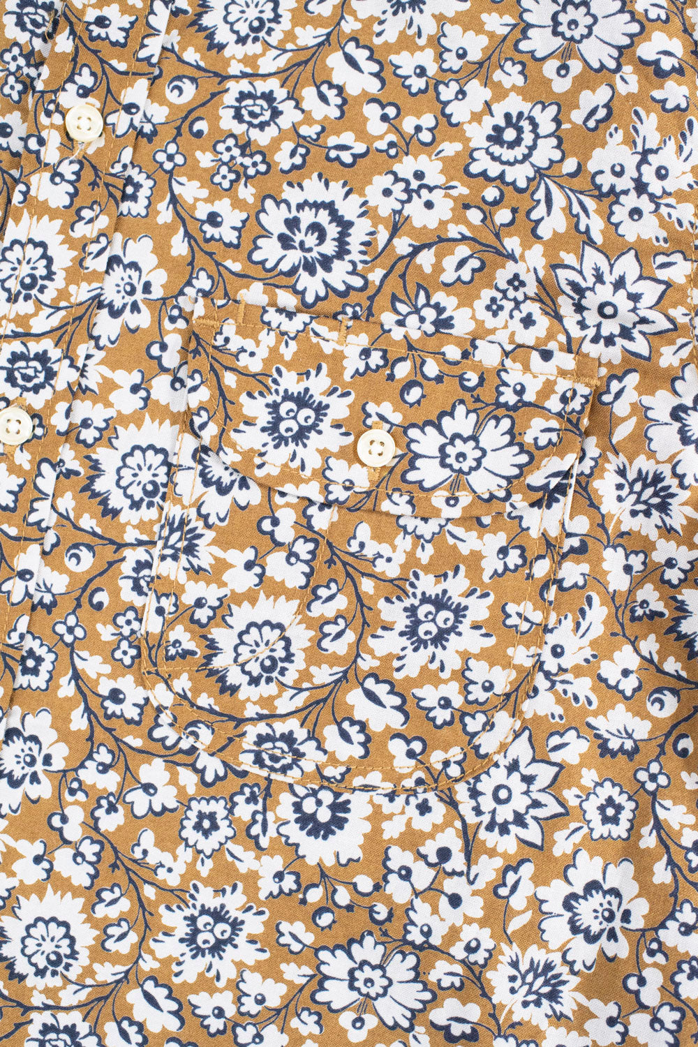 Maker Shirt SS - Gold Floral