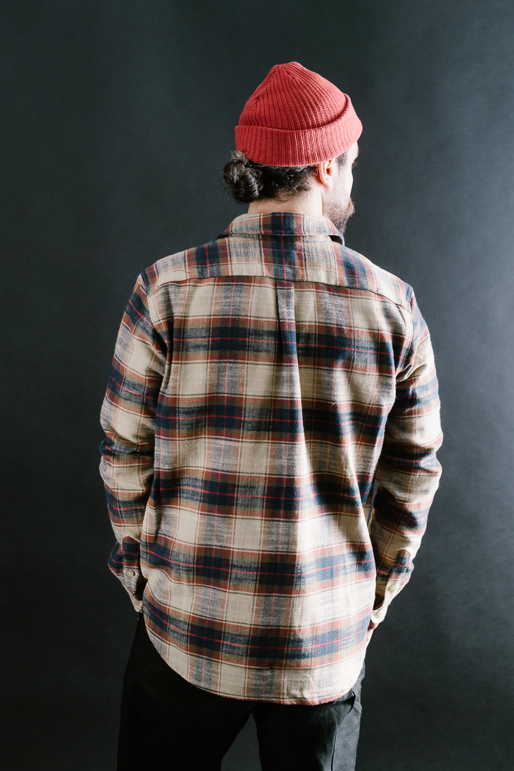 Oxford Shirt Slub Plaid - Khaki