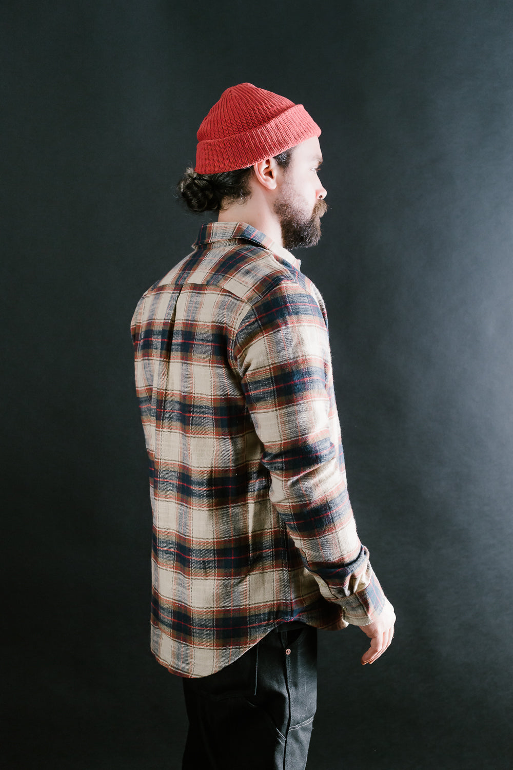 Oxford Shirt Slub Plaid - Khaki