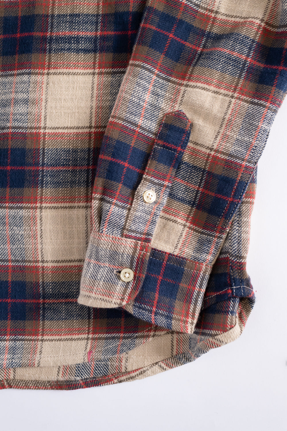 Oxford Shirt Slub Plaid - Khaki