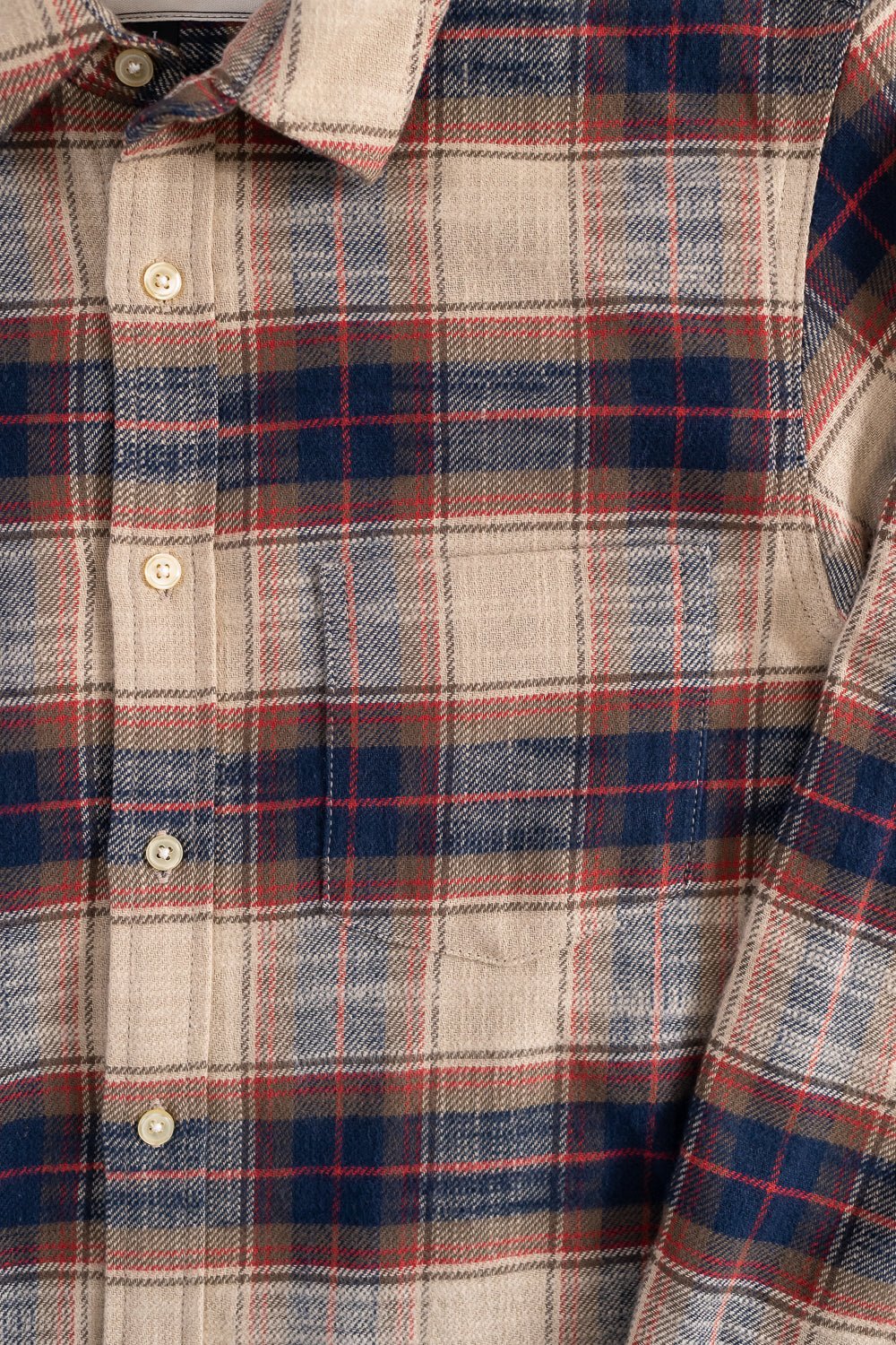 Oxford Shirt Slub Plaid - Khaki