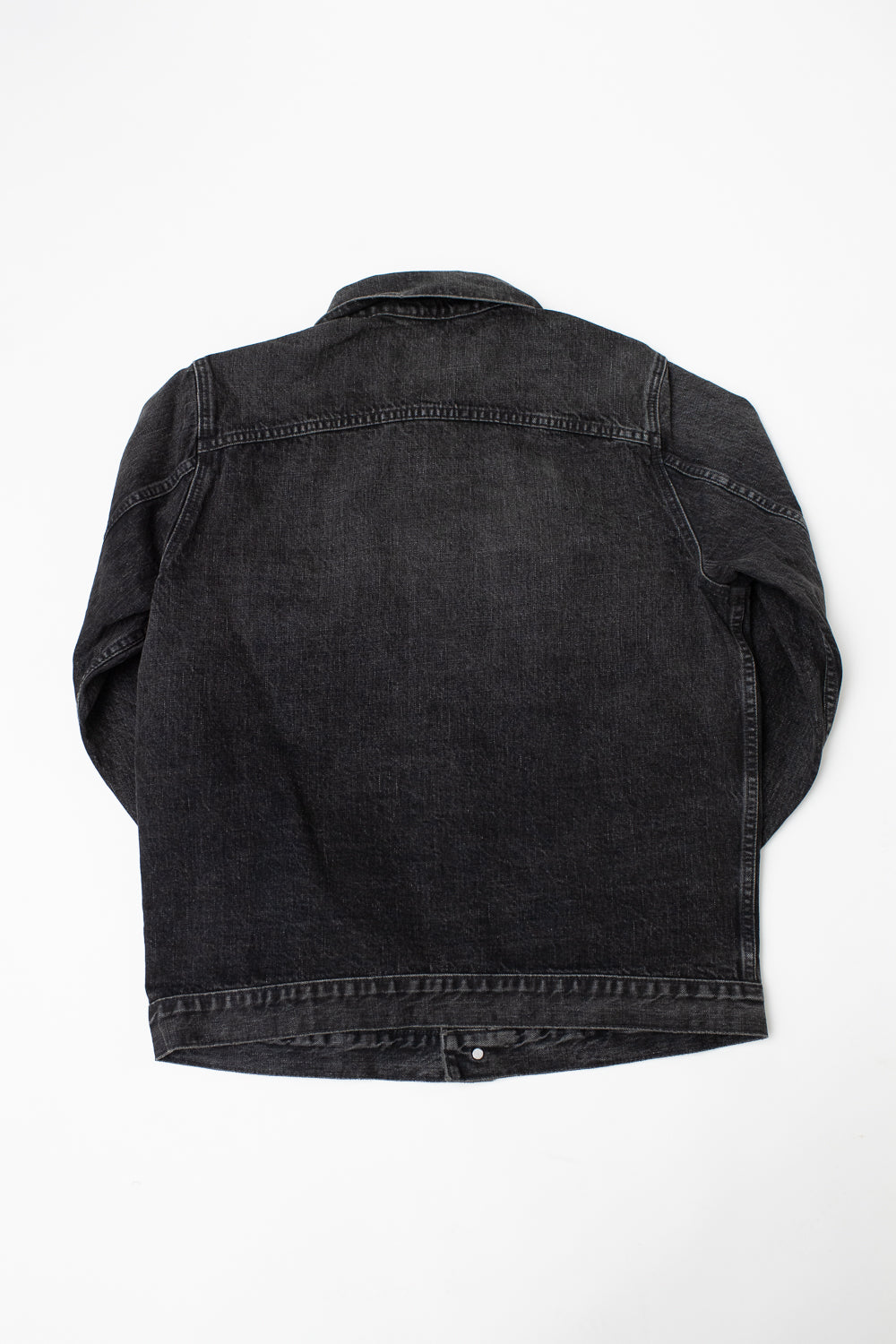 15oz - Stealth Wash Selvedge Denim Cruiser Jacket - Black