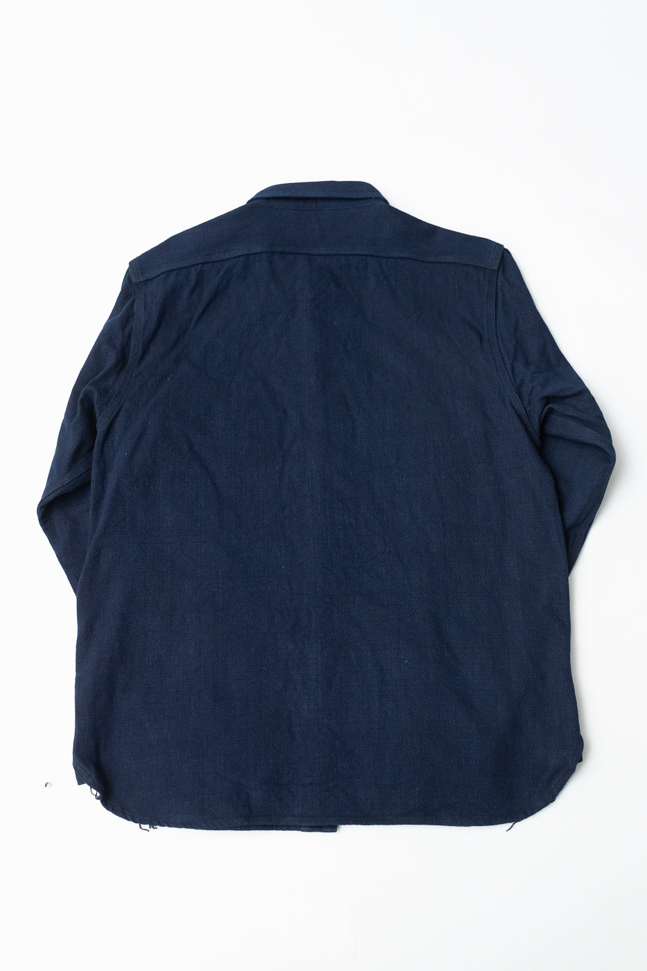 SAK24-01W - Spotted Work Shirt - Natural Indigo