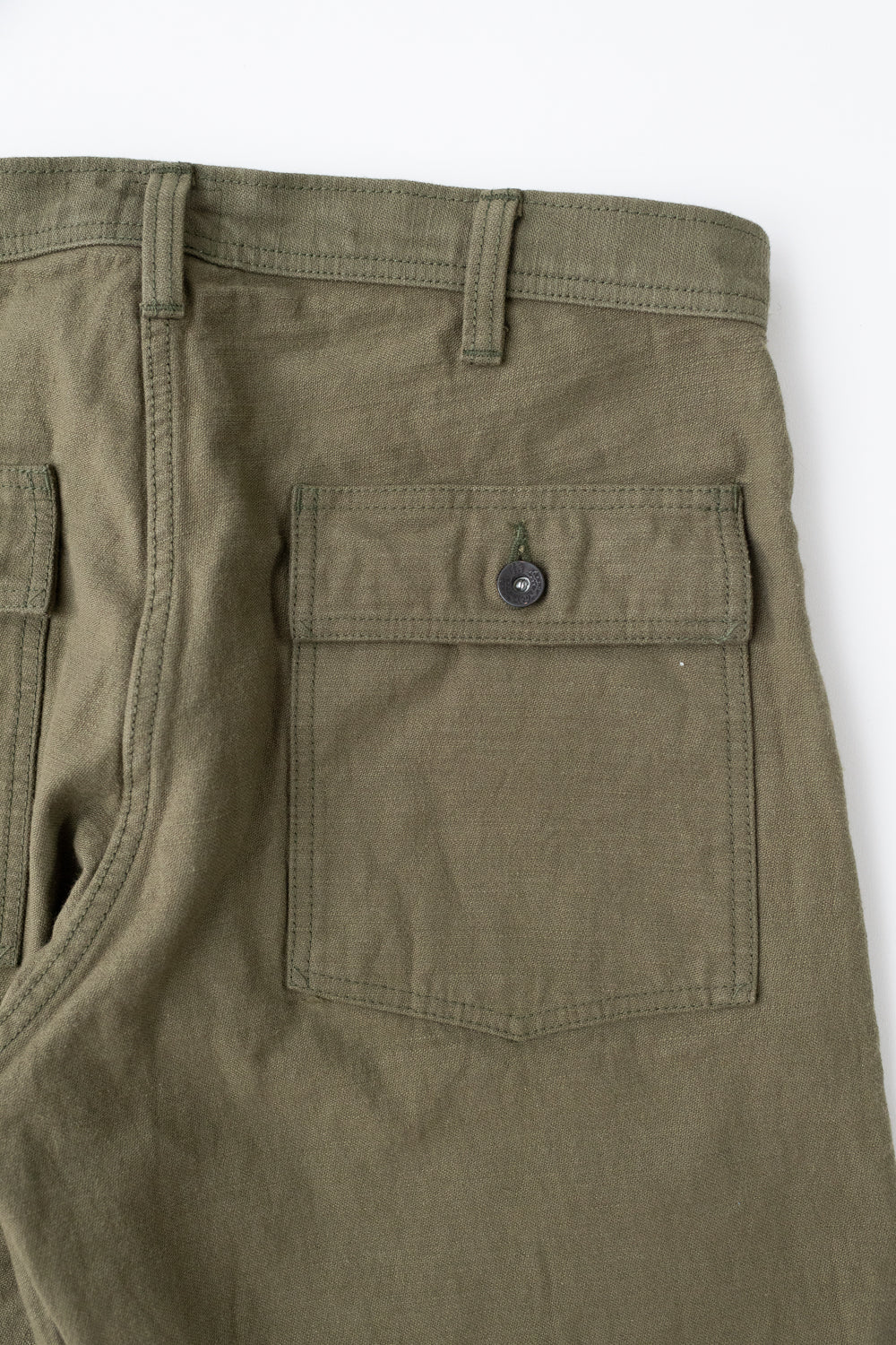 SJ52BP - 15oz Back Satin Heavy Baker Pant - Olive