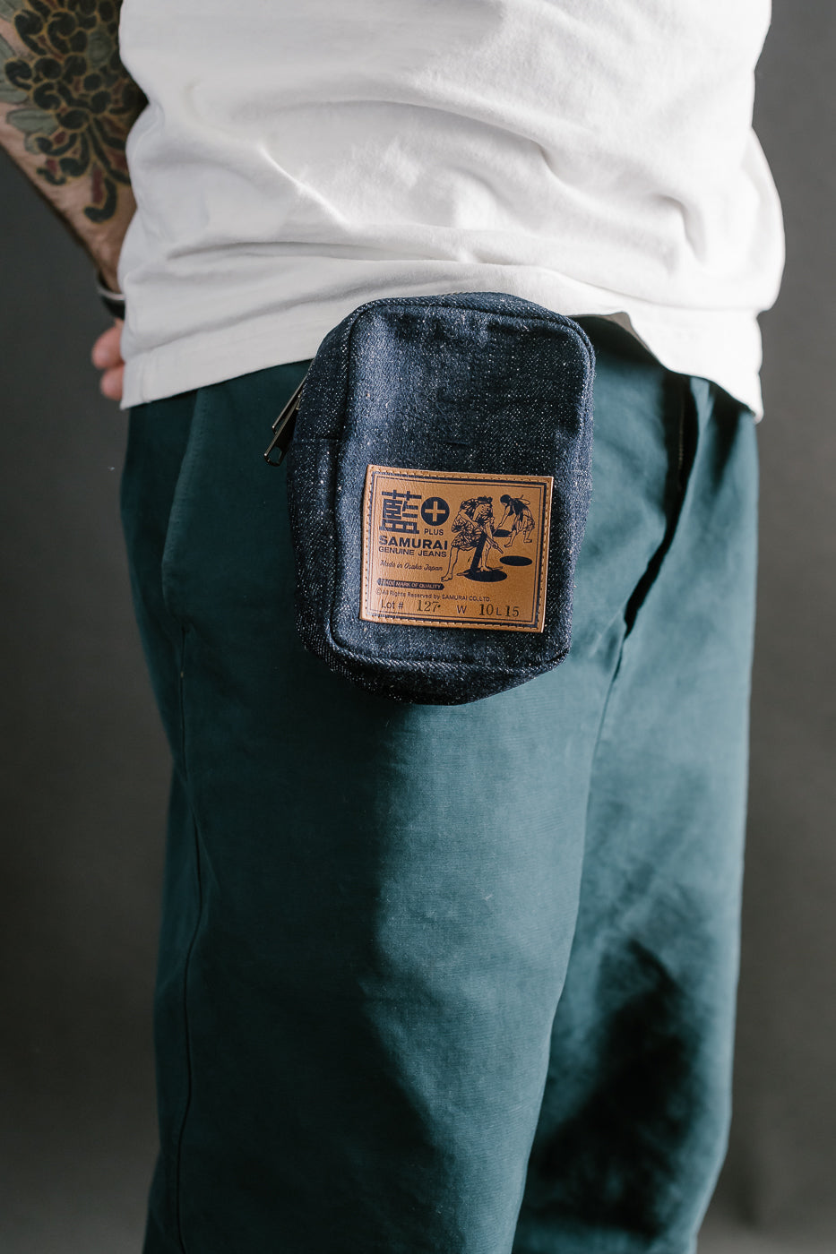 SJDP24-AI - Mini Pouch - Denim