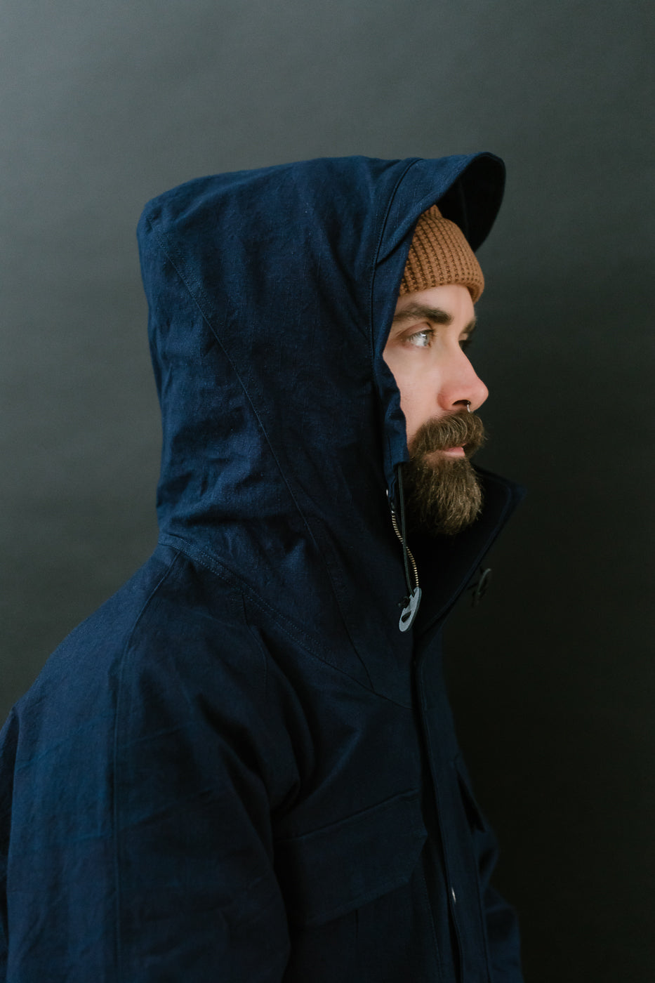 SJMPK24-AI - Ripstop Mountain Parka - Hank Dyed Indigo