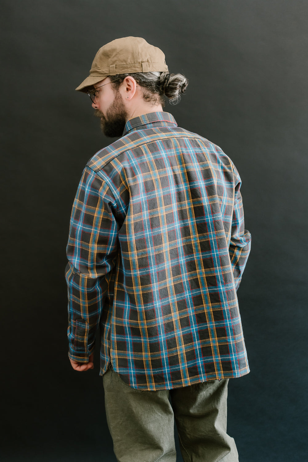 SNL24-01CONW- Contest Flannel Work Shirt - Brown