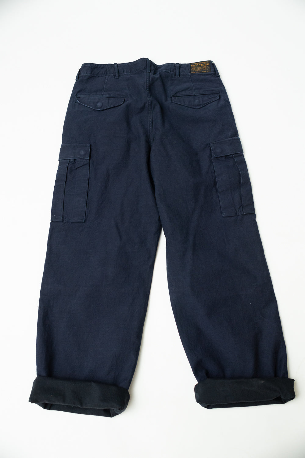 1889 - M-65 Field Cargo Pants - Indigo x Black