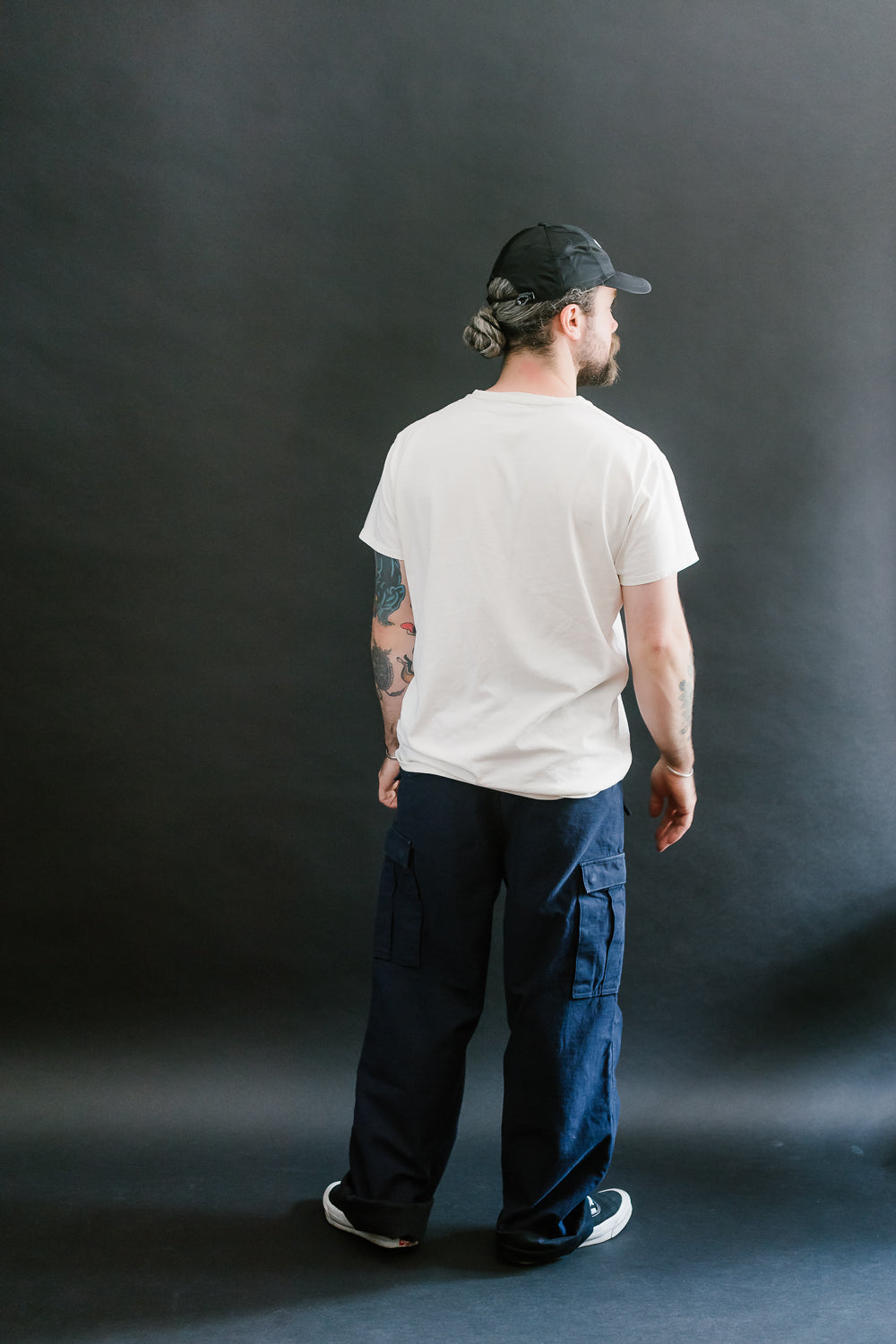 1889 - M-65 Field Cargo Pants - Indigo x Black