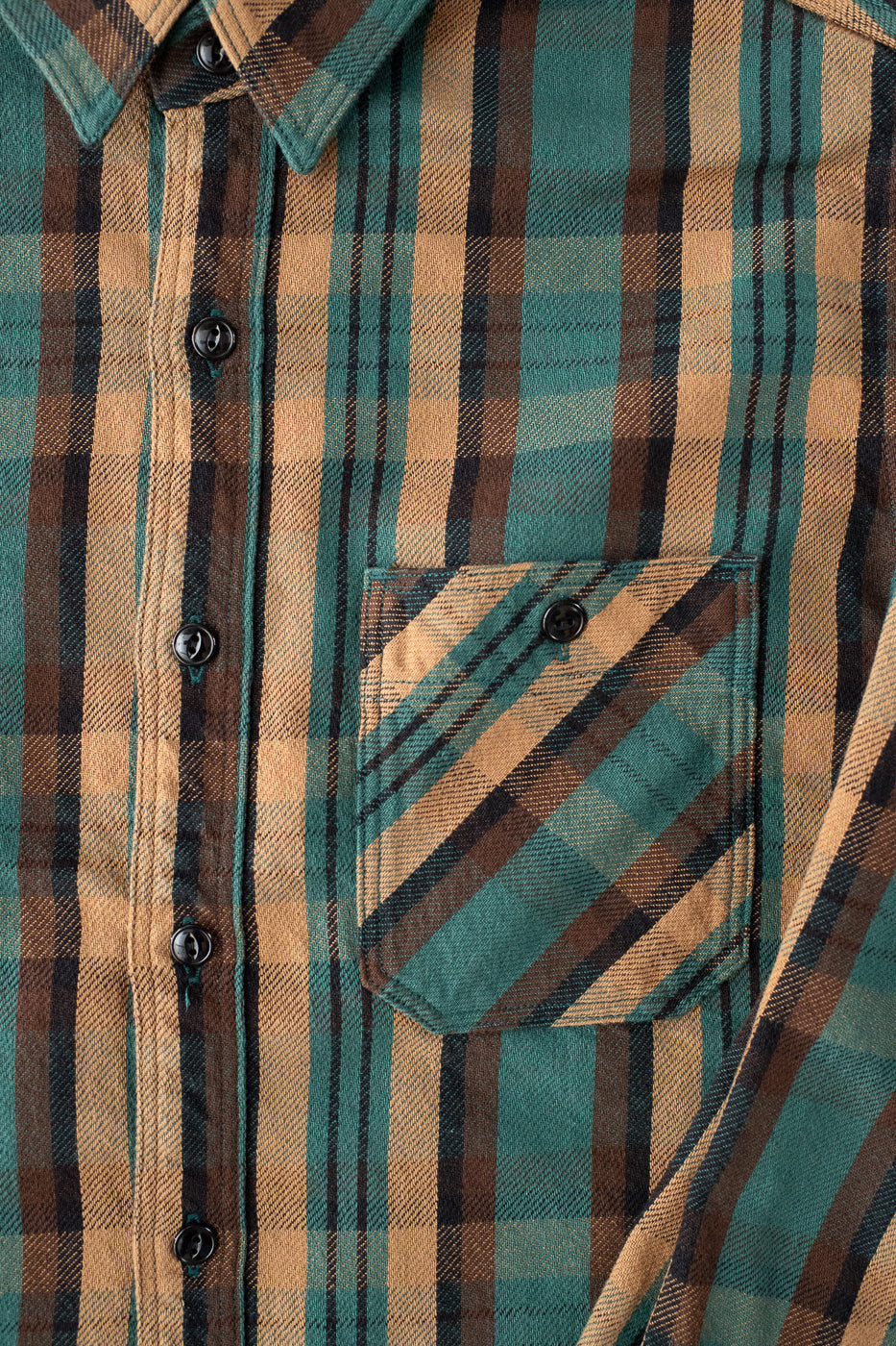 5714 - Heavy Flannel Shirt - Green