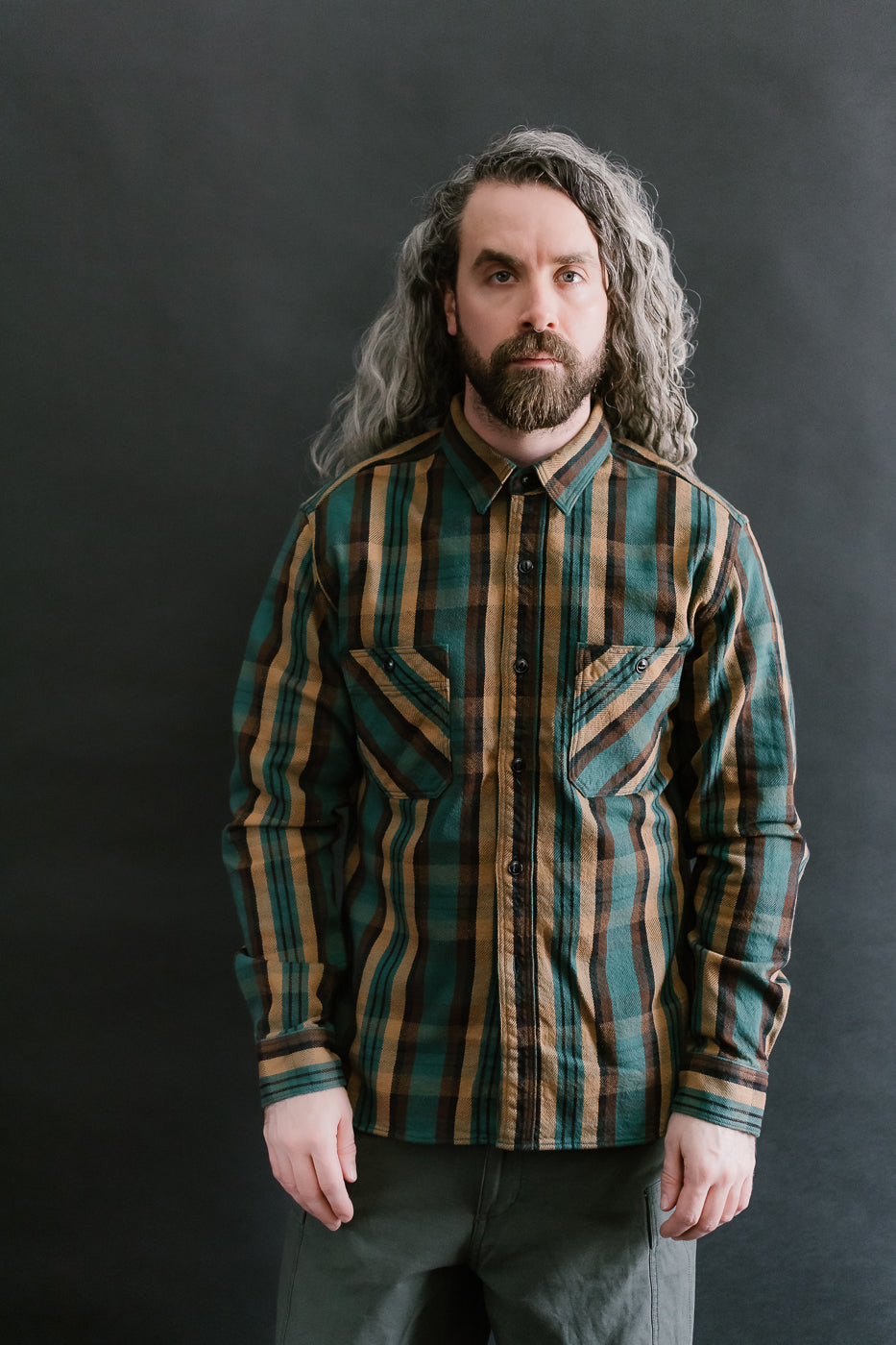 5714 - Heavy Flannel Shirt - Green