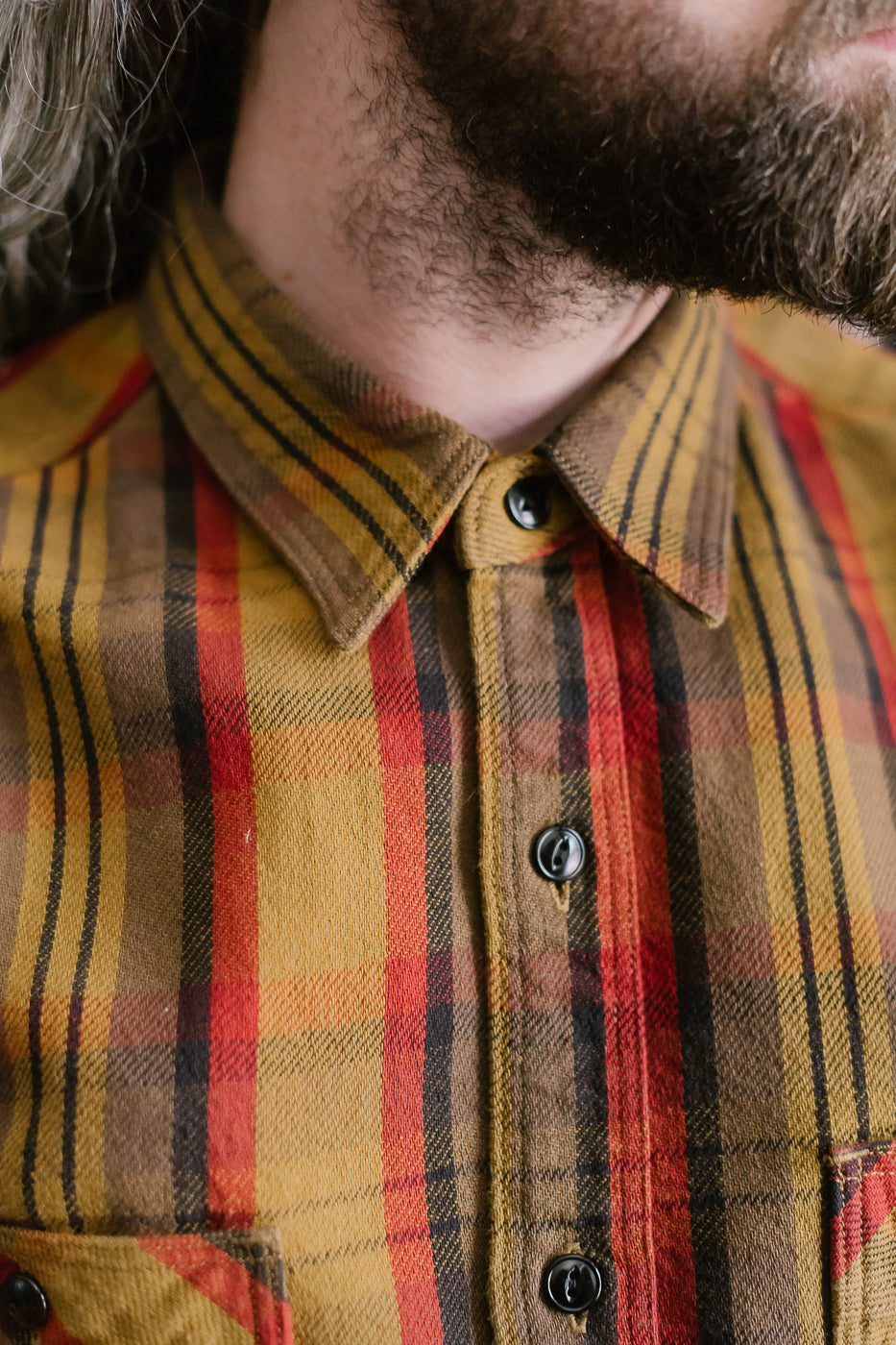 5714 - Heavy Flannel Shirt - Yellow