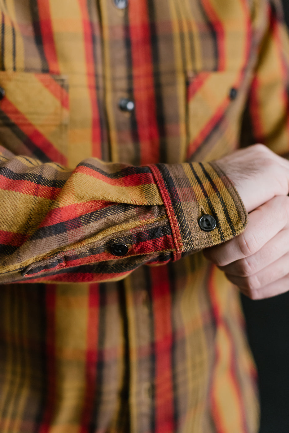 5714 - Heavy Flannel Shirt - Yellow