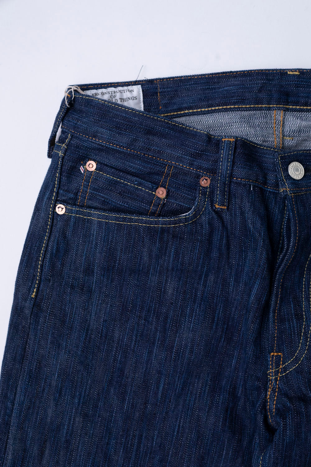 D1866S - 15oz Tokushima Selvedge Jeans Regular Straight - Natural Indigo OW