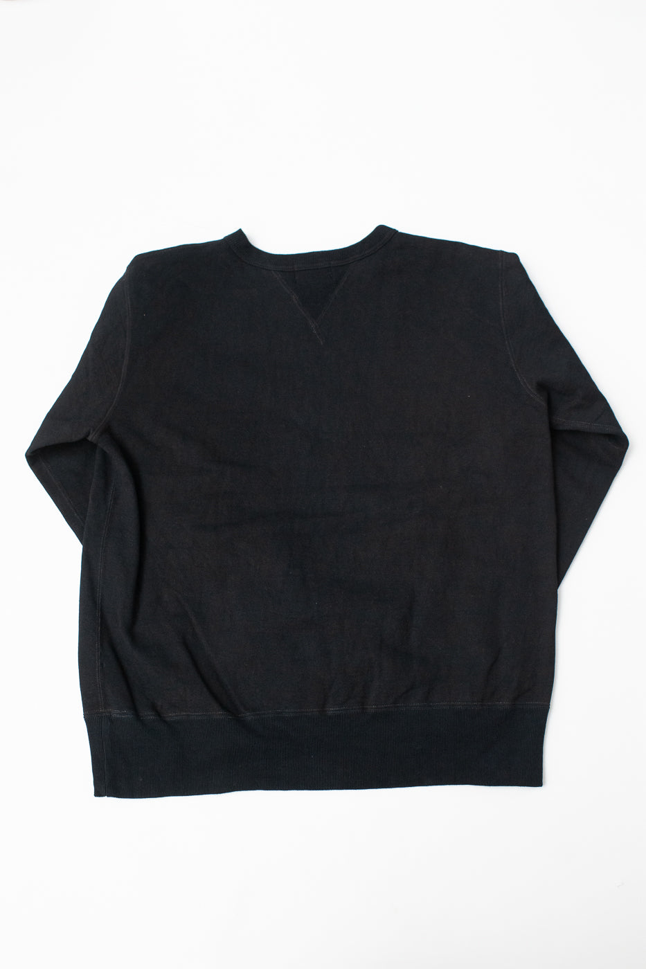 SP-125 - Amami Dorozome Mud Dyed Crew Neck - Indigo, Dark Brown