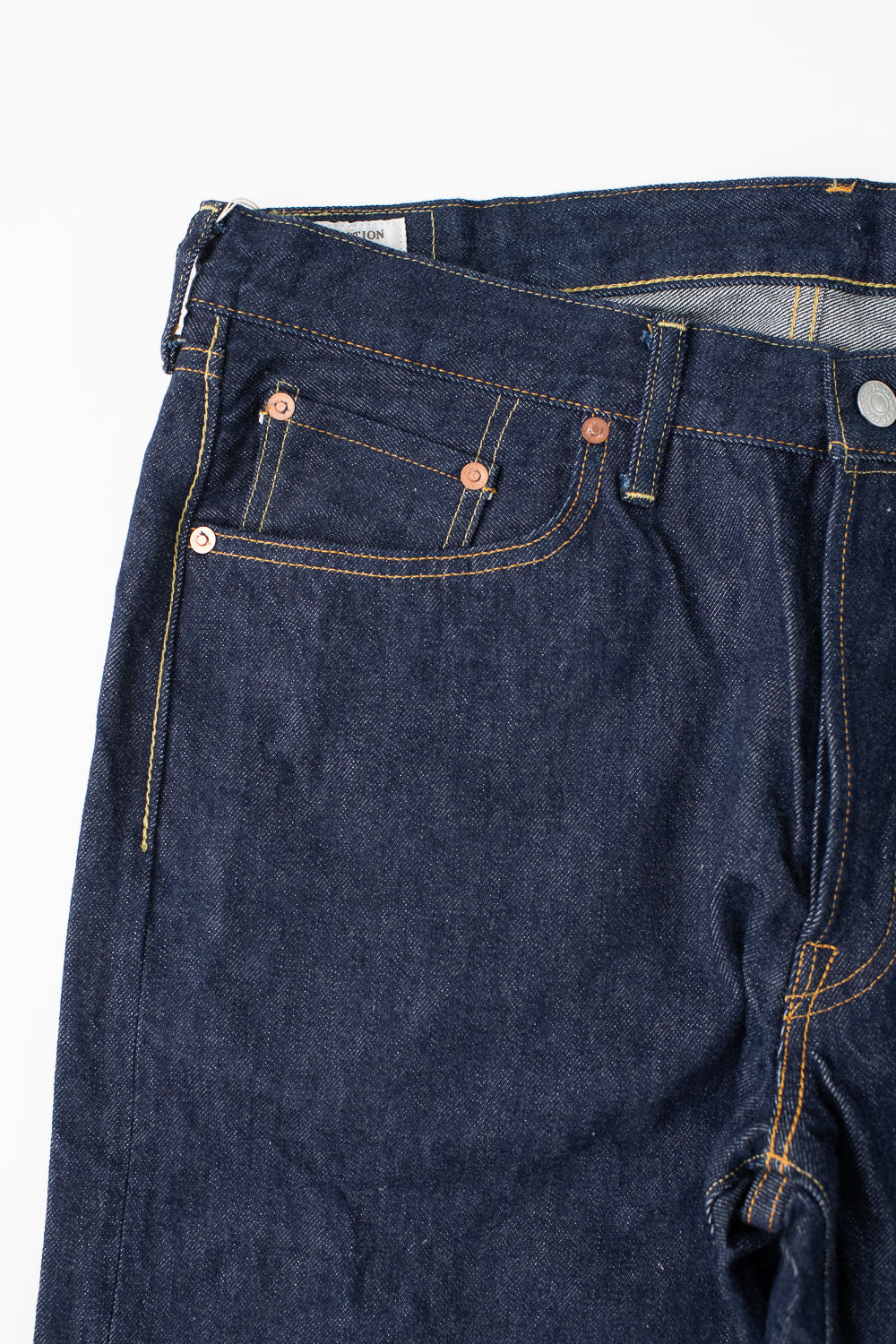 SD-801S - 15oz Selvedge Jeans Regular Straight - Natural Indigo O/W