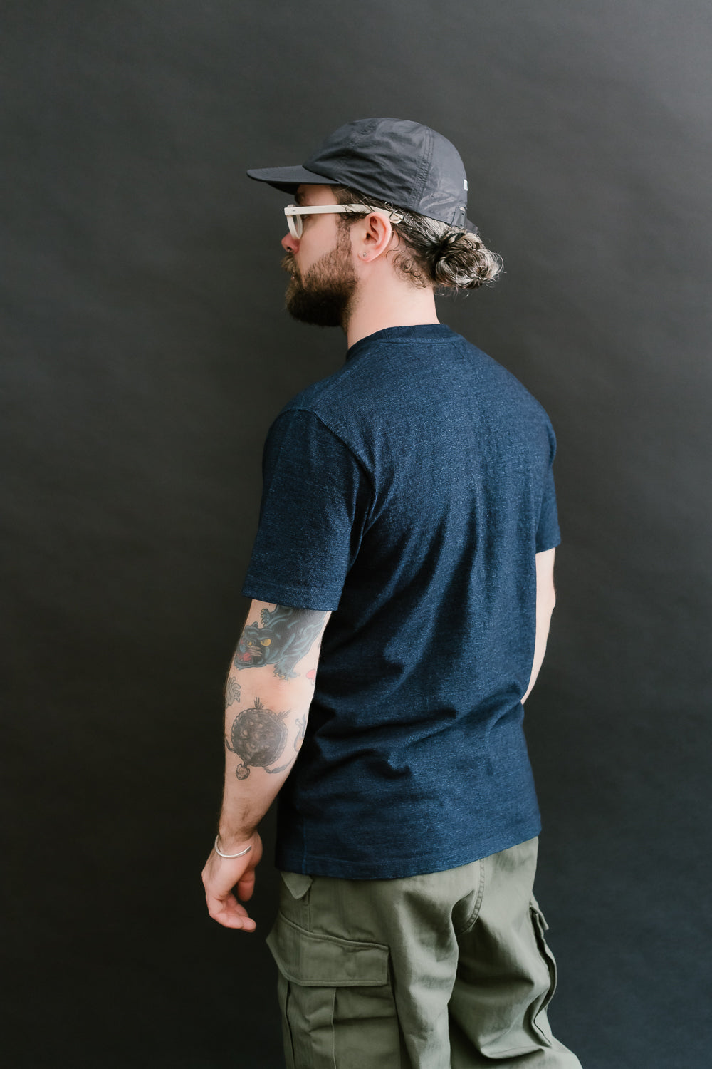 HS5035S - Shinkai Heavy T-Shirt - Indigo Dye