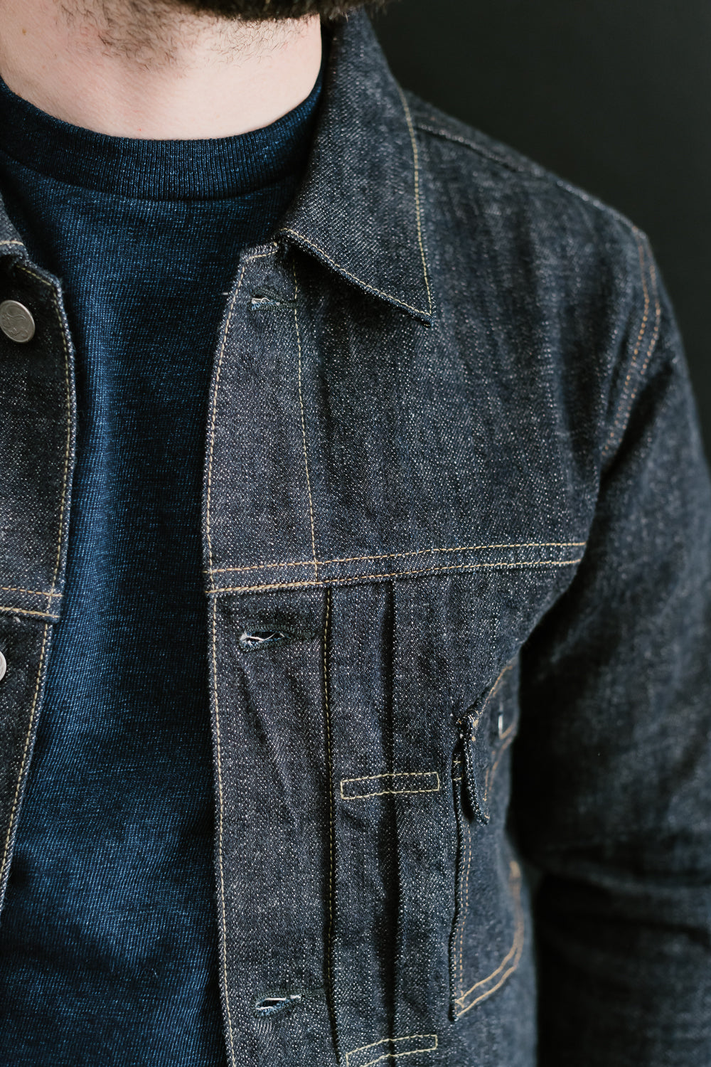 TNK402BE - 14oz Type II ZETTO Jacket - Indigo OW