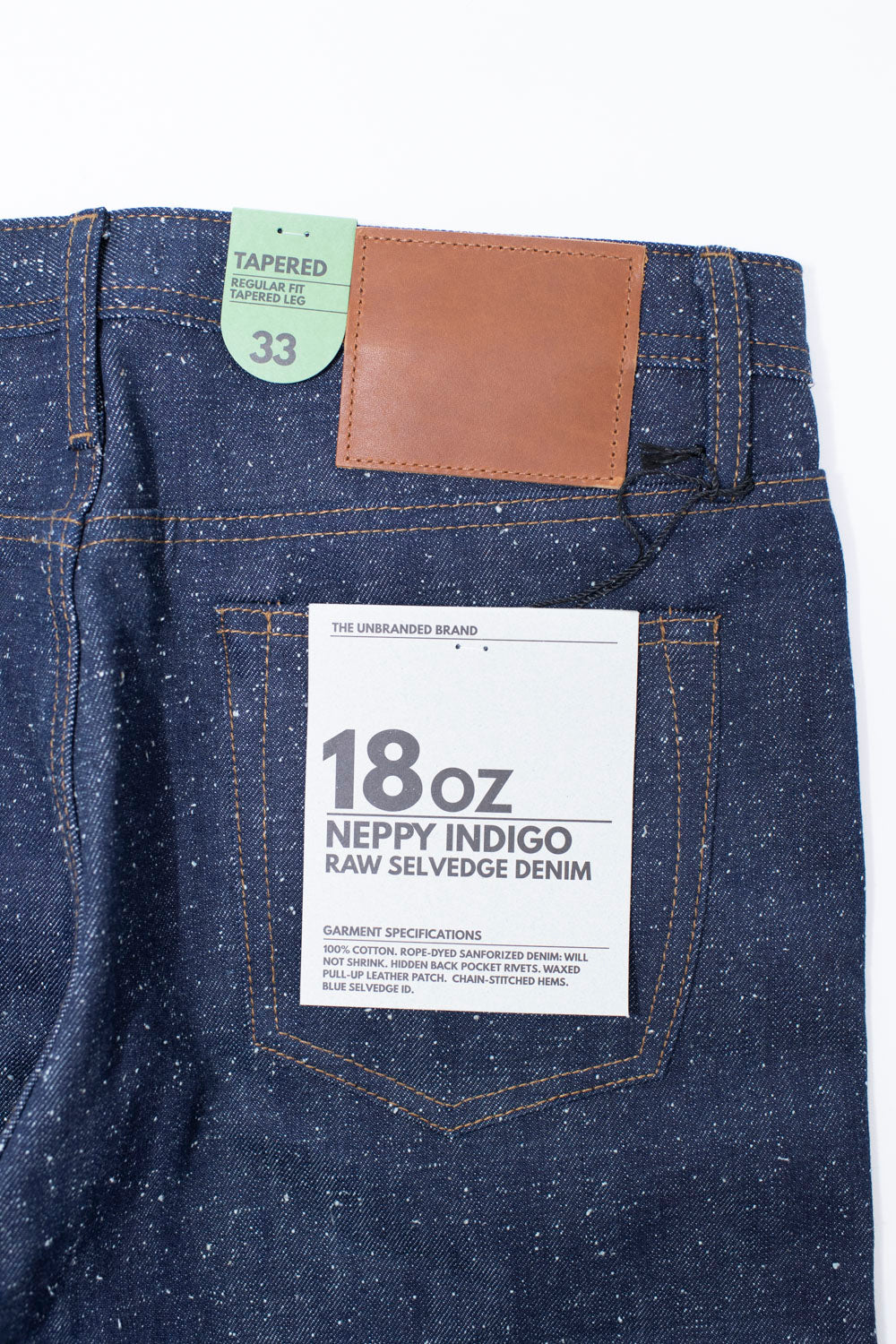 UB243 - 18oz Neppy Selvedge - Tapered Fit