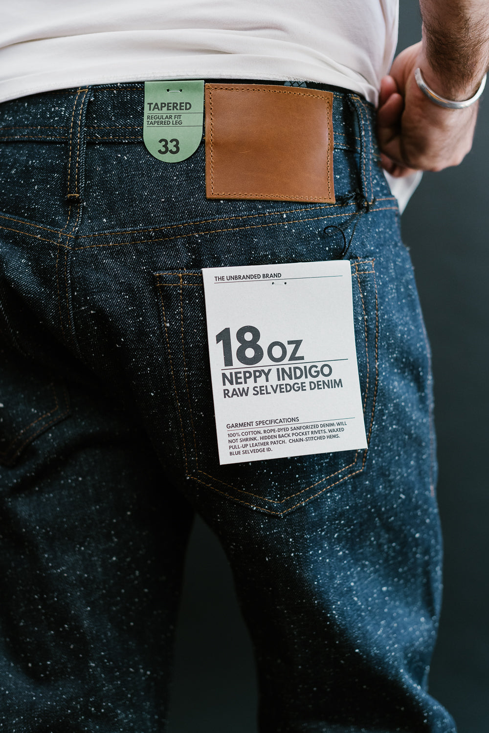 UB243 - 18oz Neppy Selvedge - Tapered Fit