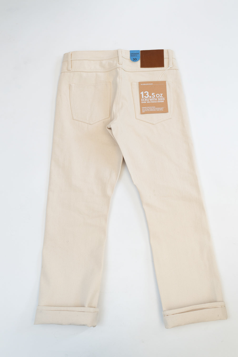 UB397 - 13.5oz Ecru with Seed Selvedge - Straight Fit