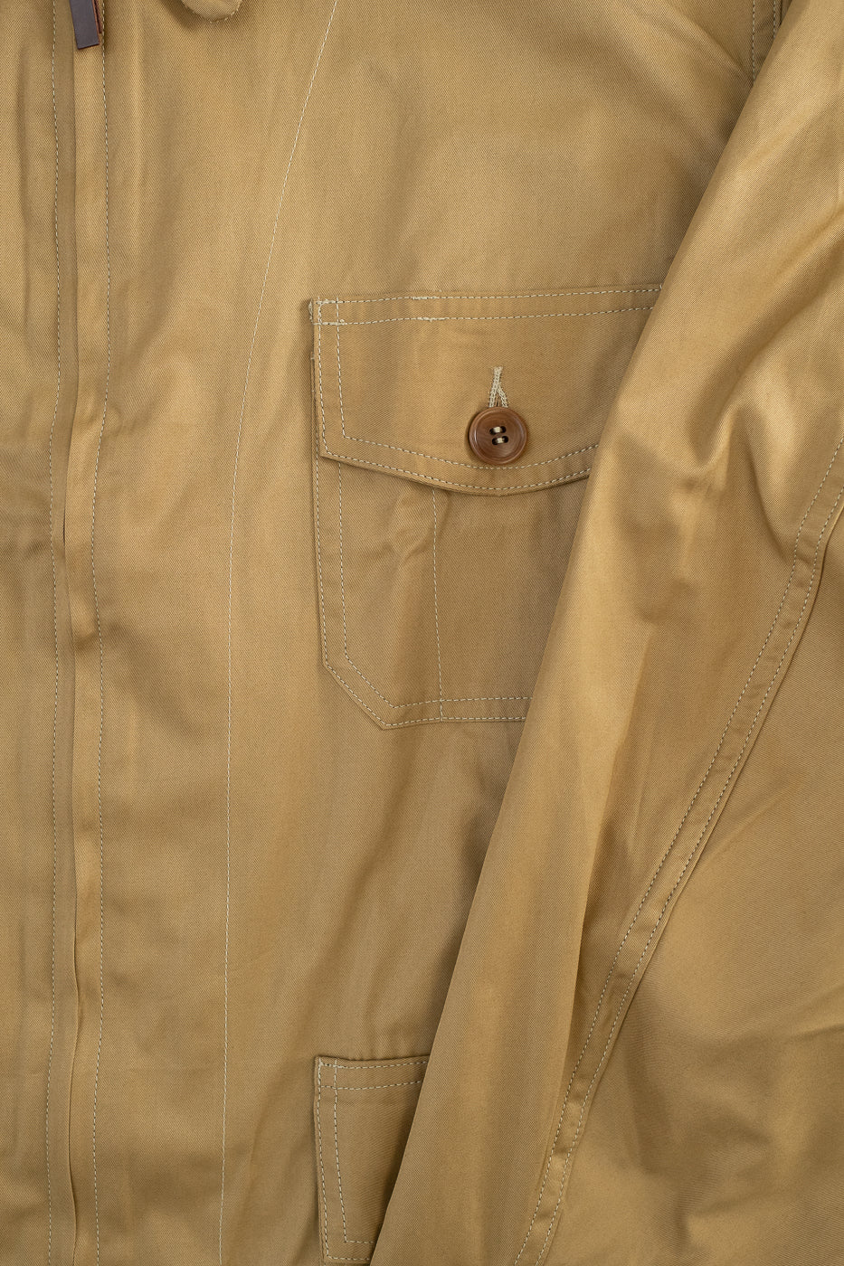 Lot 2219 - M-421a JKT USMCR VMF322 Plain Jacket - Camel