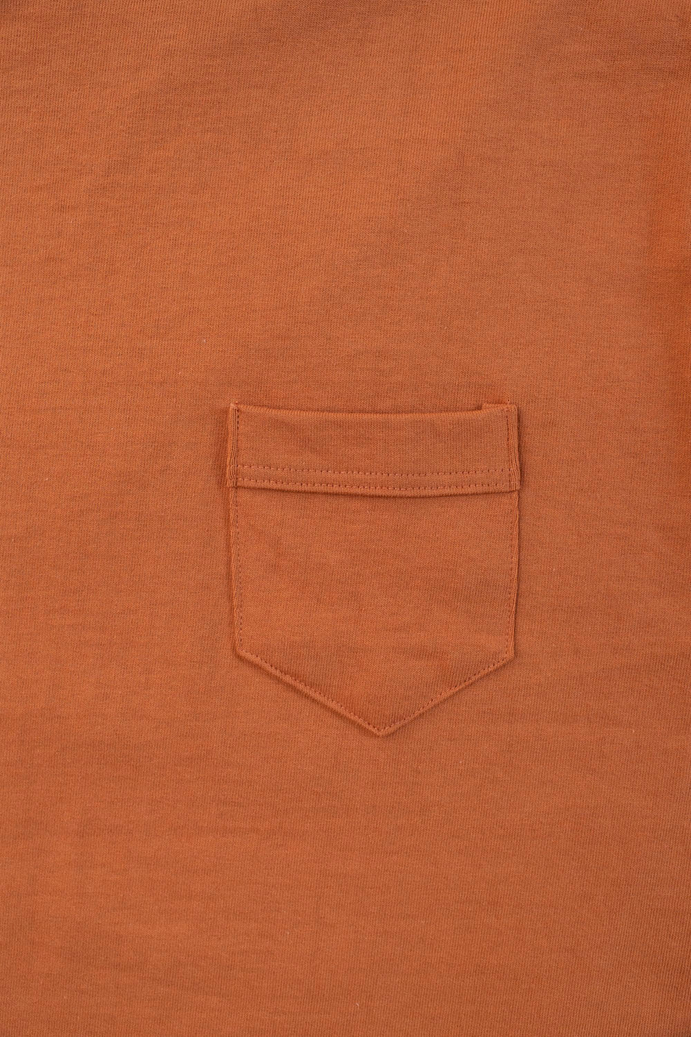 Lot 263 - DENIME - Crew Neck Pocket Tee - Brick