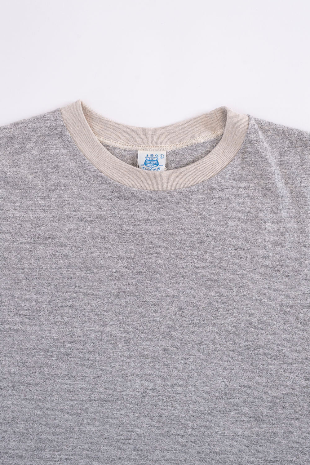 Lot JG-CS08 - Two-Tone T - Heather Grey, Oatmeal