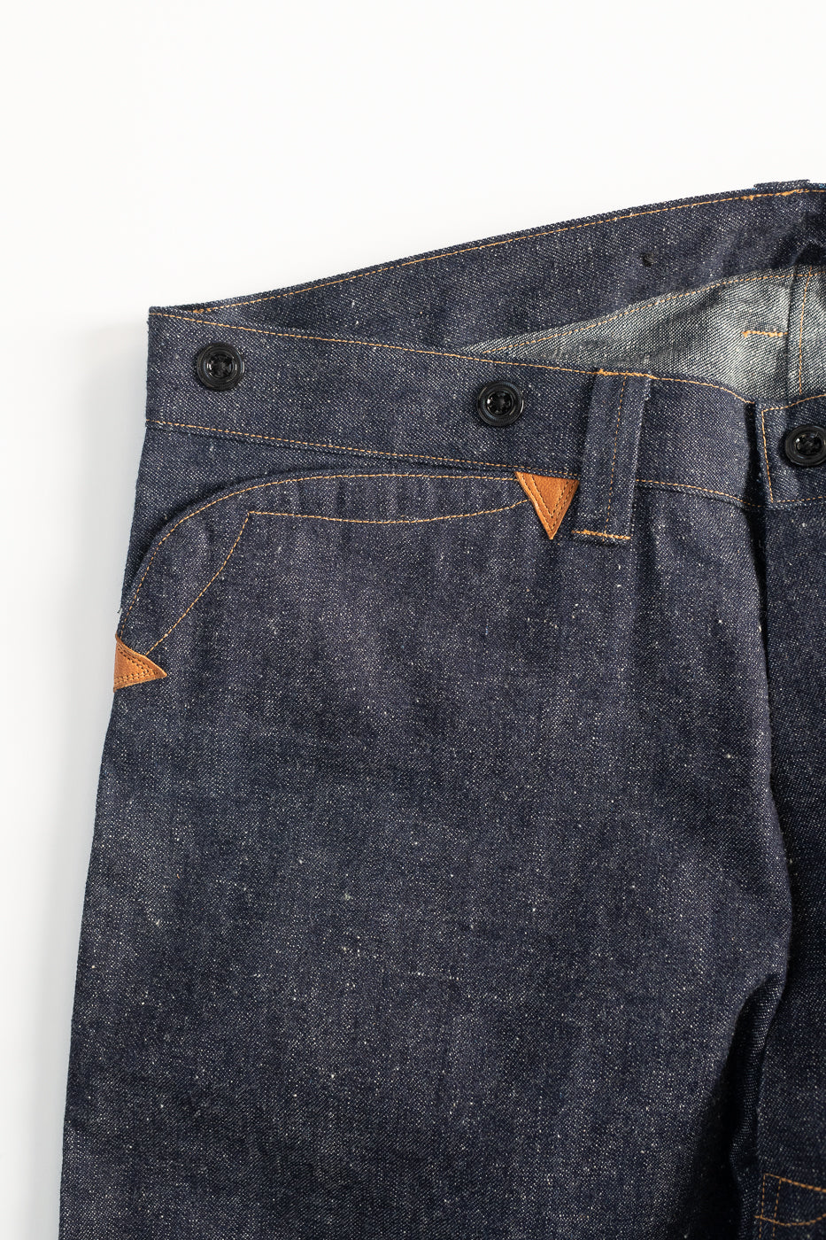 Lot 1229 - Greenebaum 1900 4-Pocket Leather Bound Overall - Indigo