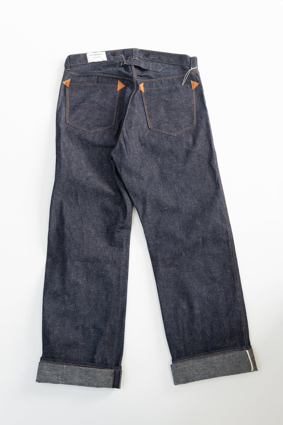 Lot 1229 - Greenebaum 1900 4-Pocket Leather Bound Overall - Indigo