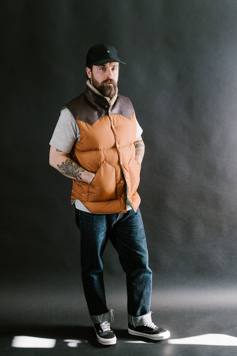 Lot 2198 - Rocky Mountain x Warehouse Nylon Christy Vest - Brown