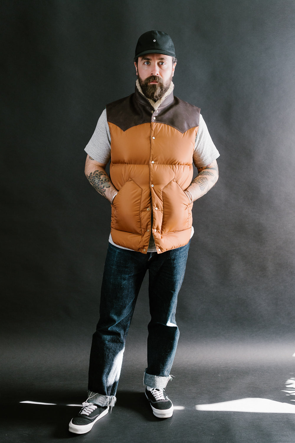 Lot 2198 - Rocky Mountain x Warehouse Nylon Christy Vest - Brown