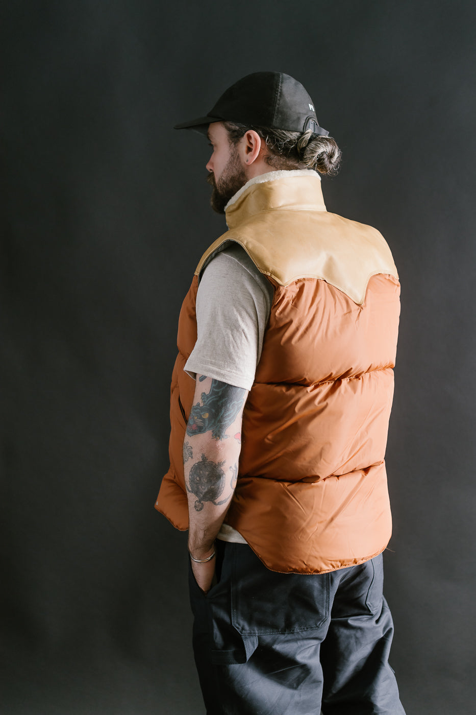 Lot 2222 - Rocky Mountain x Warehouse Nylon Christy Vest - Brown