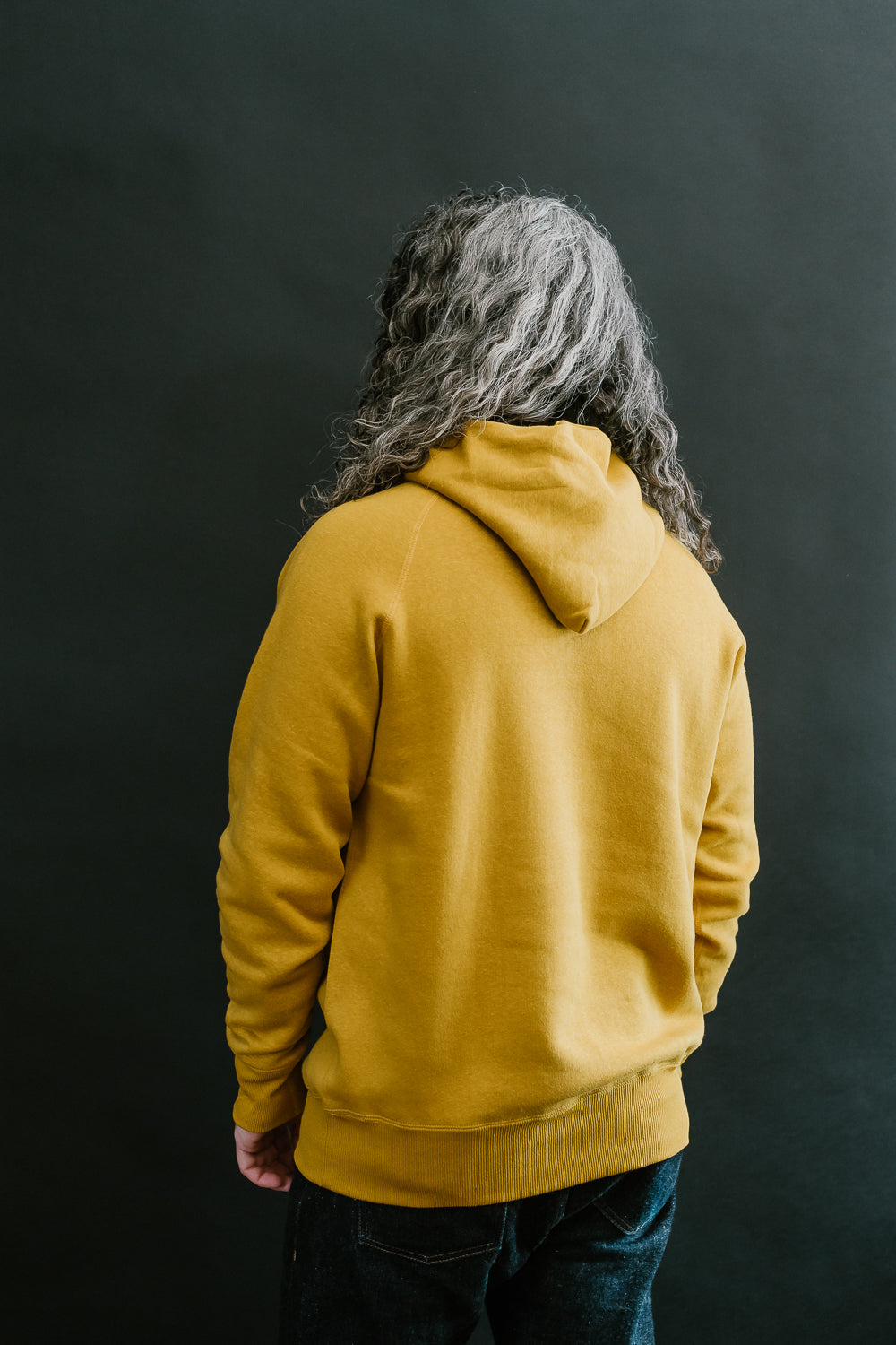 Lot 262 - DENIME - Four Needle Raglan Hoodie - Yellow