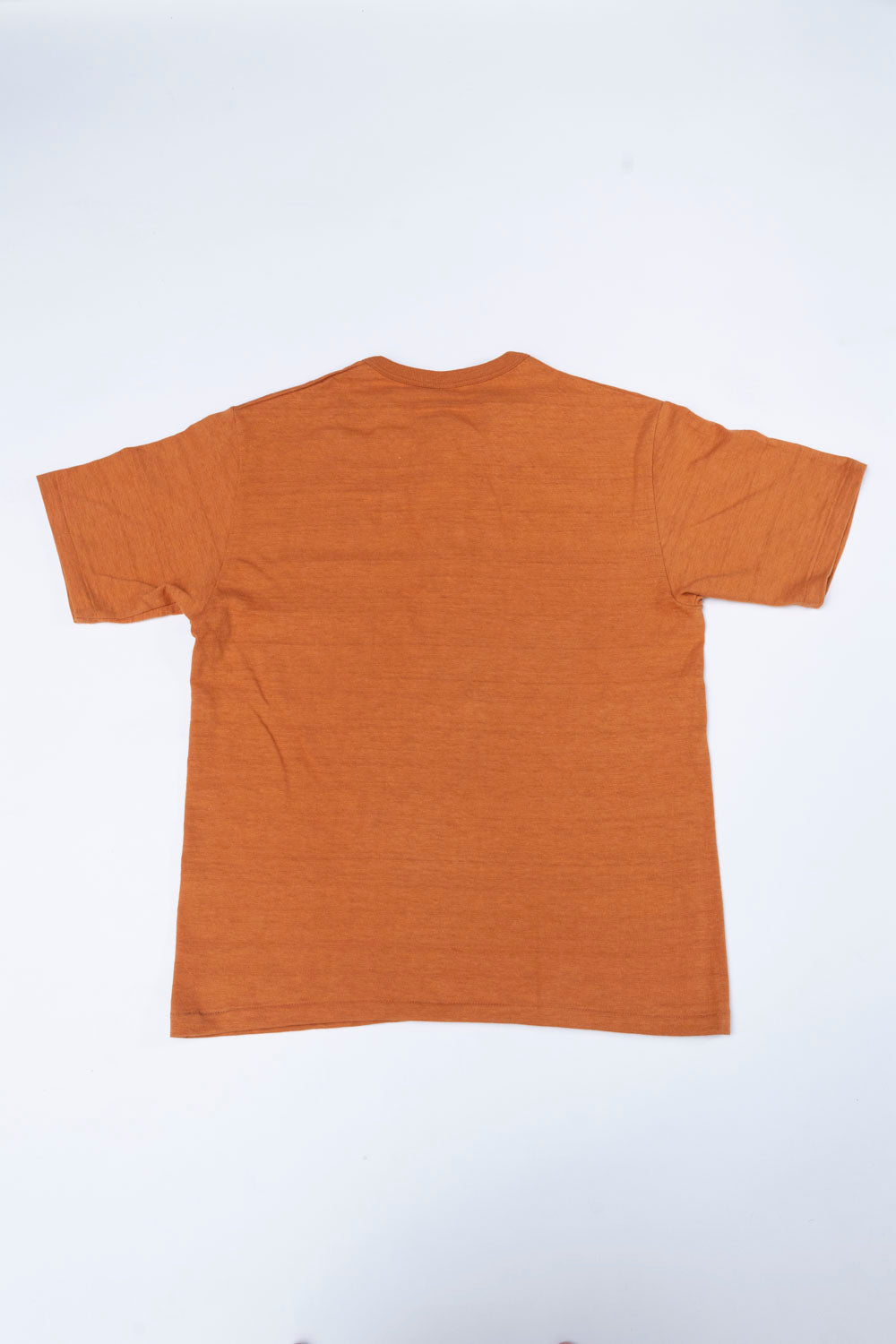 Lot 4601 - Slubby Henley Neck T-Shirt - Dark Orange