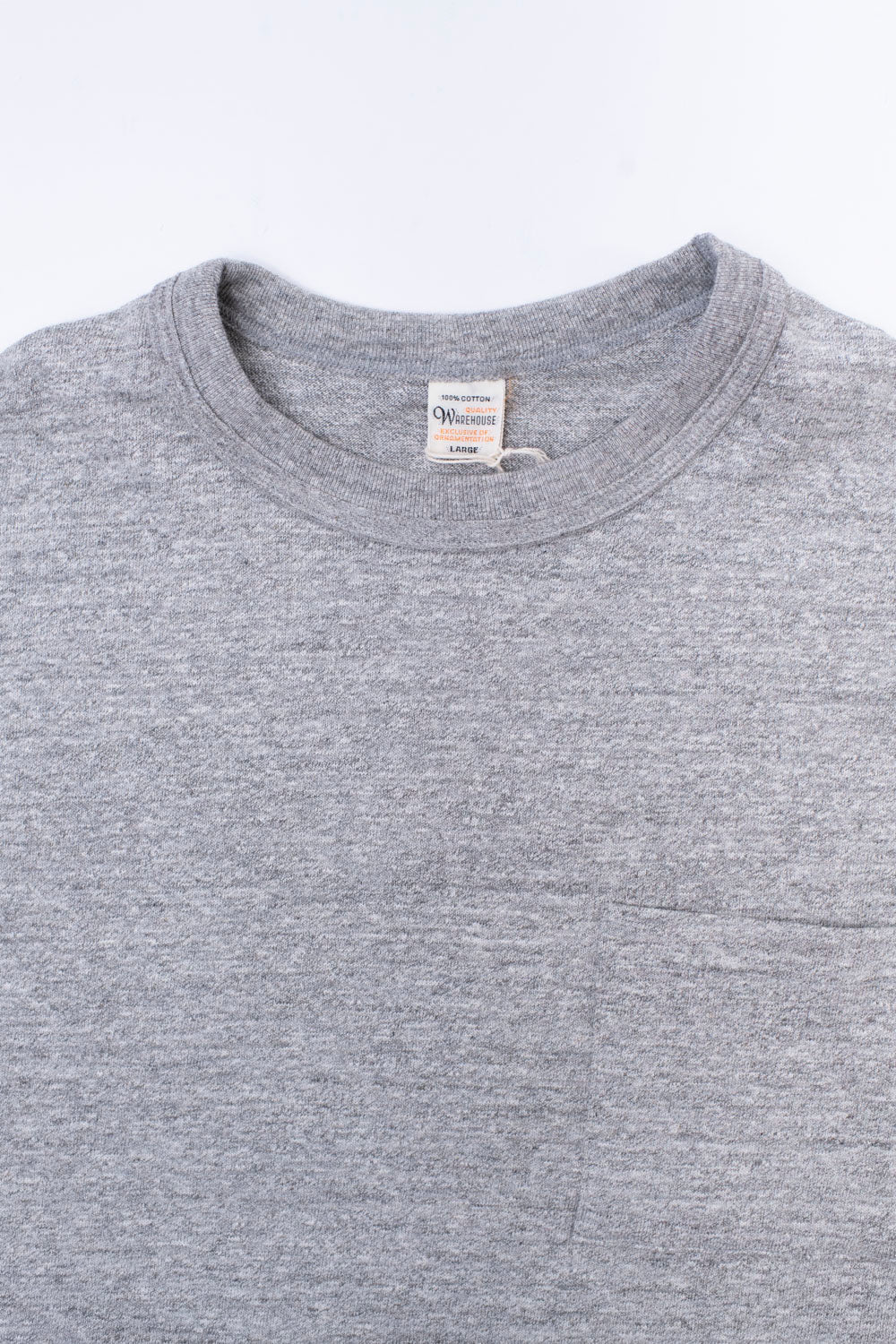 Lot 4601P - Slubby Cotton Pocket T-Shirt - Heather Grey