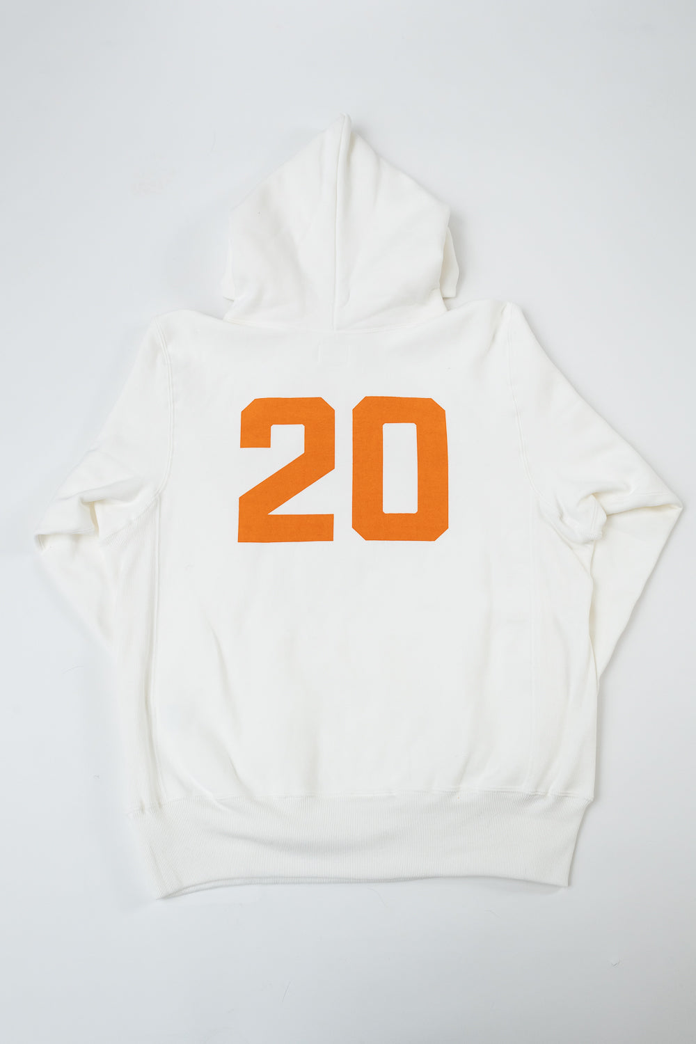 Lot 484 - Heavyweight Hooded Sweatshirt No. 20 - Off White