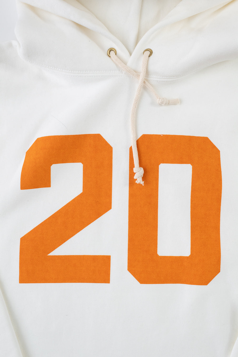 Lot 484 - Heavyweight Hooded Sweatshirt No. 20 - Off White