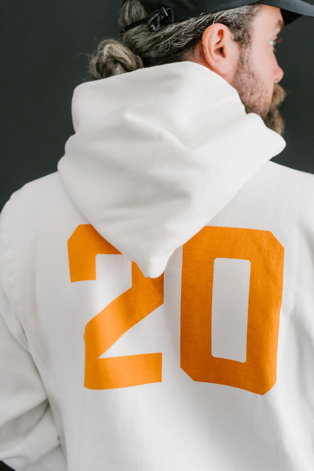 Lot 484 - Heavyweight Hooded Sweatshirt No. 20 - Off White