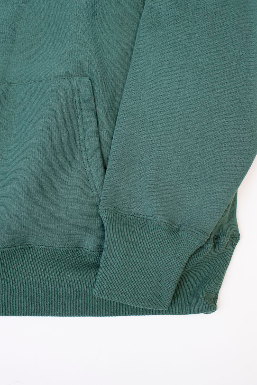 Lot 484 - Heavyweight Hooded Sweatshirt Plain - Green