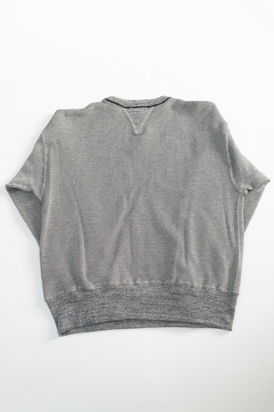 Lot 493 - Two-Needle Pique V-Gusset Sweatshirt - Black Heather