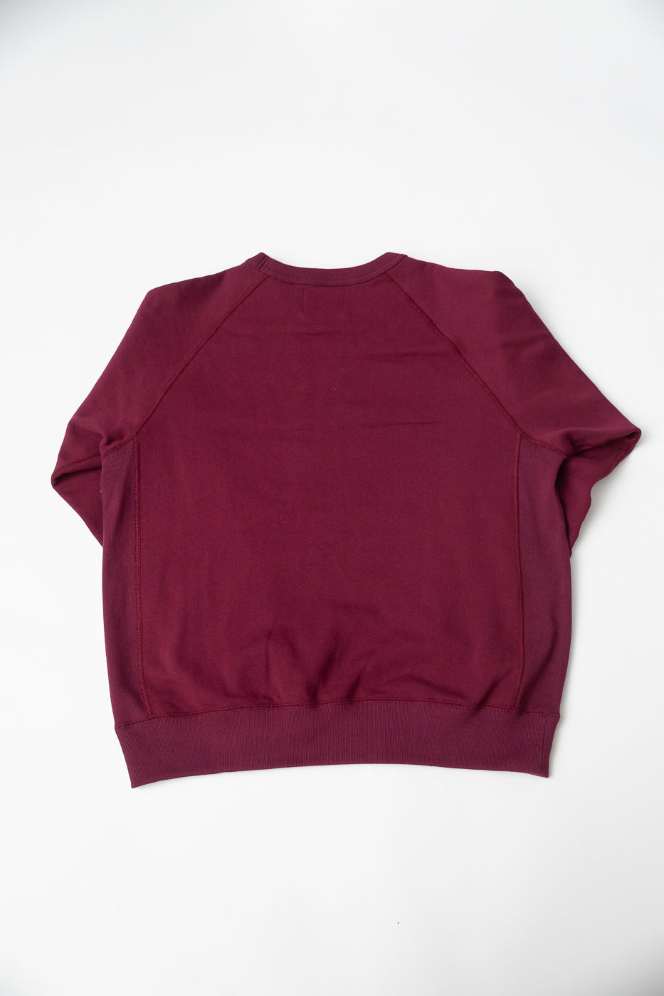 Pullover Crew Neck - Super Looper French Terry - Burgundy